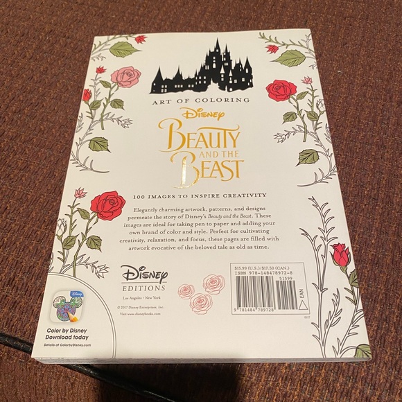 Beauty and the Beast Coloring Book - Picture 3 of 4